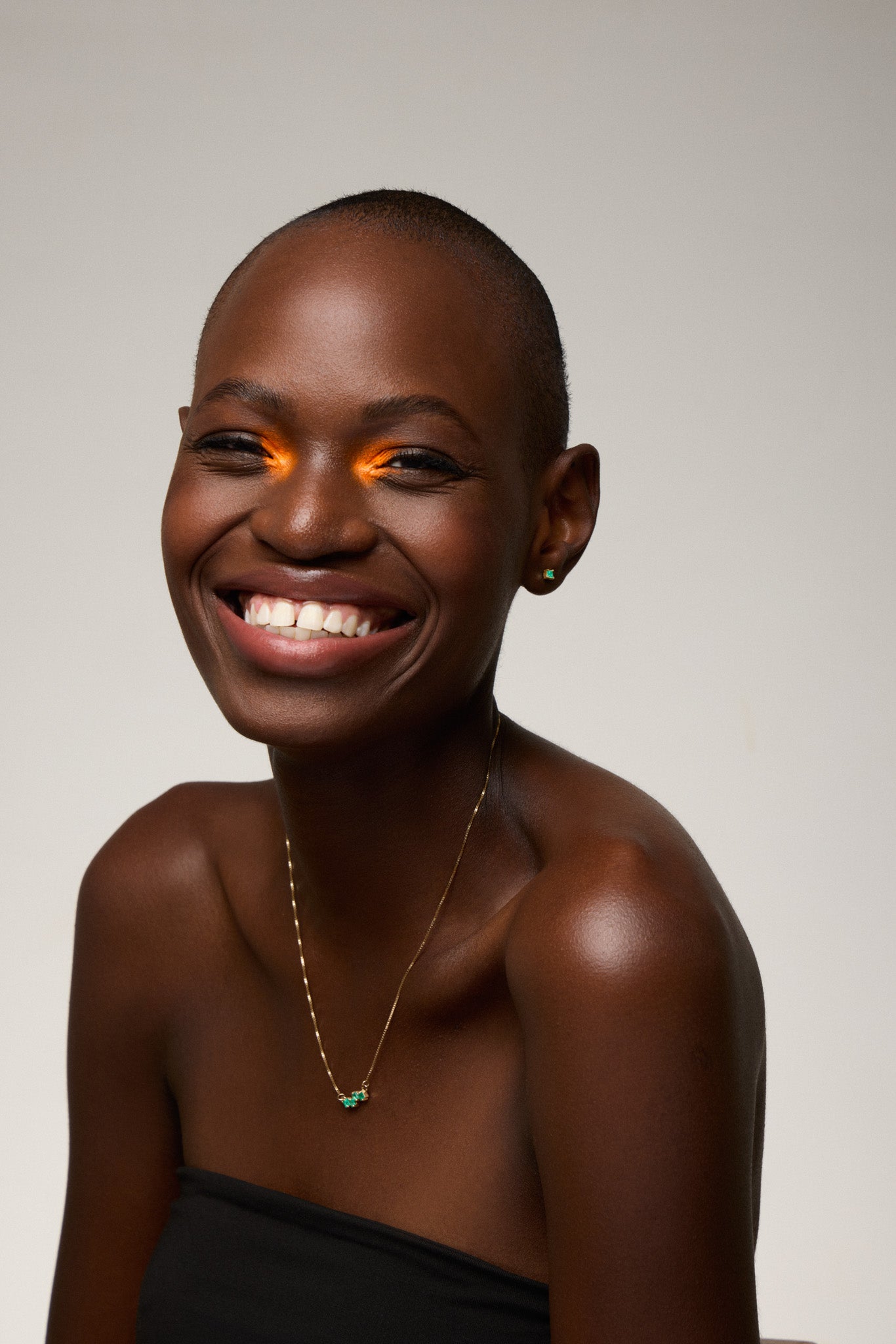 Asymmetric Emerald Pendant